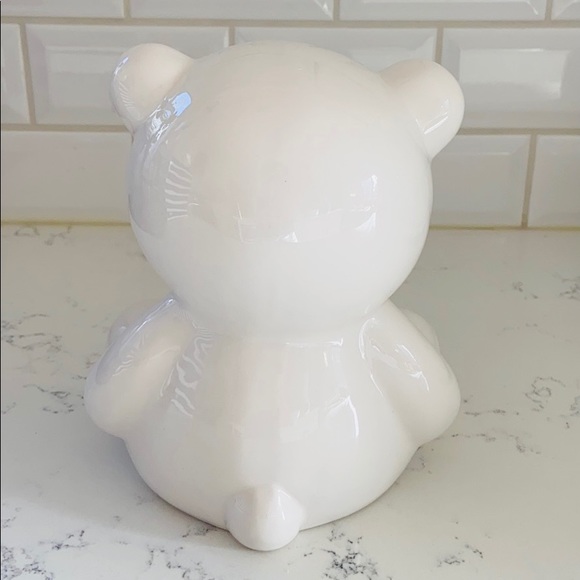 Lila & Jack White Ceramic Bear Cordless Lamp - Picture 6 of 15